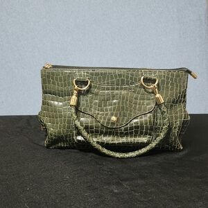 T.H.E. Find Crocodile-Embossed Shoulder bag
